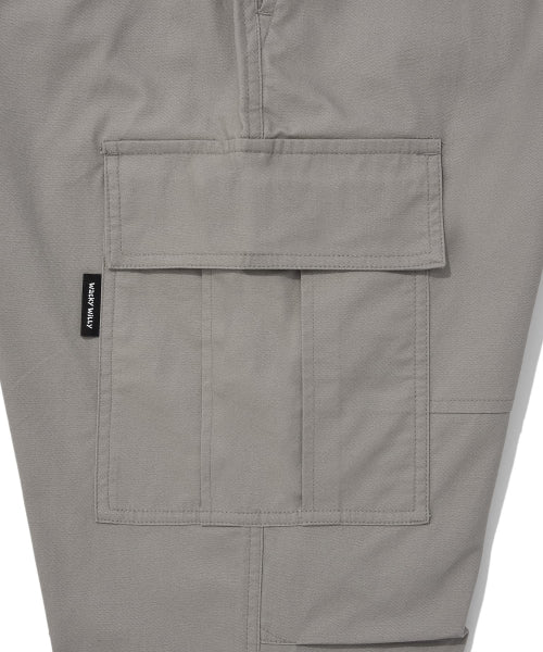 Parasuit cargo pants light gray