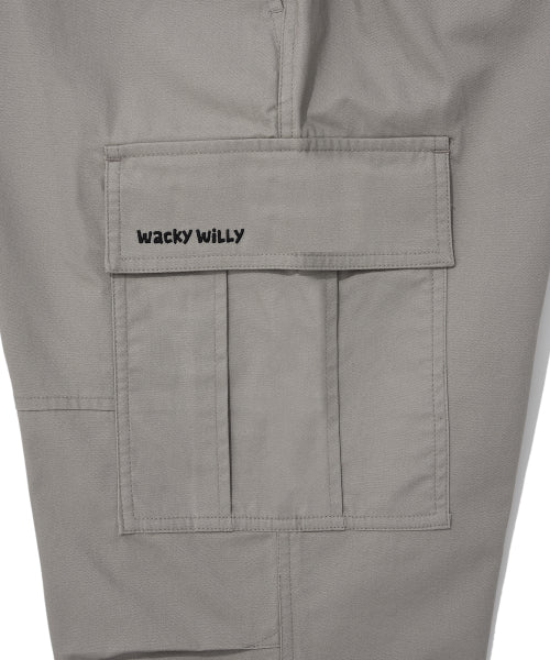 Parasuit cargo pants light gray