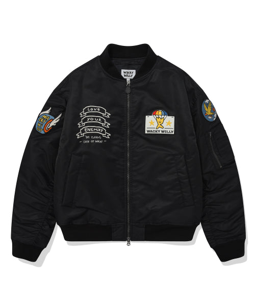Patchwork MA-1 Black