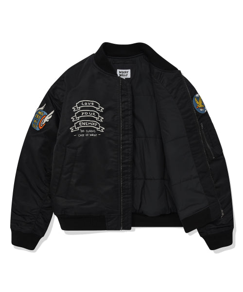 Patchwork MA-1 Black