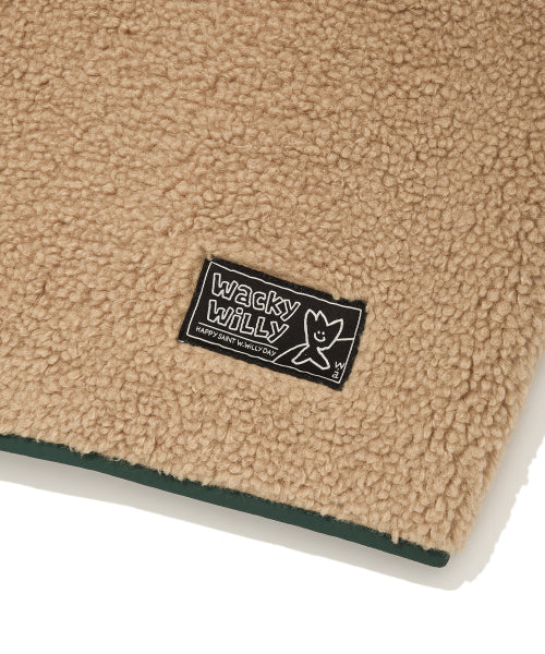 Quilting Fleece Reversible Jumper Beige