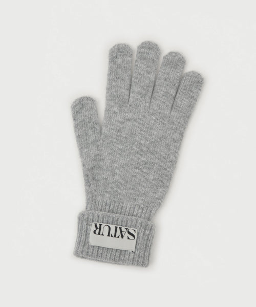 Verona Knit Gloves Light Gray