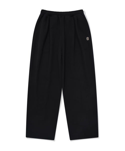 TWO TUCK REAL WIDE SWEAT PANTS