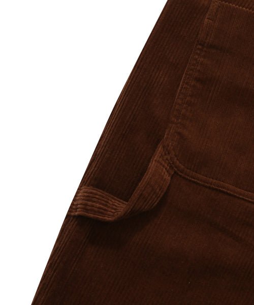 [FABRIC BELT] CORDUROY SEMI-WIDE PANTS