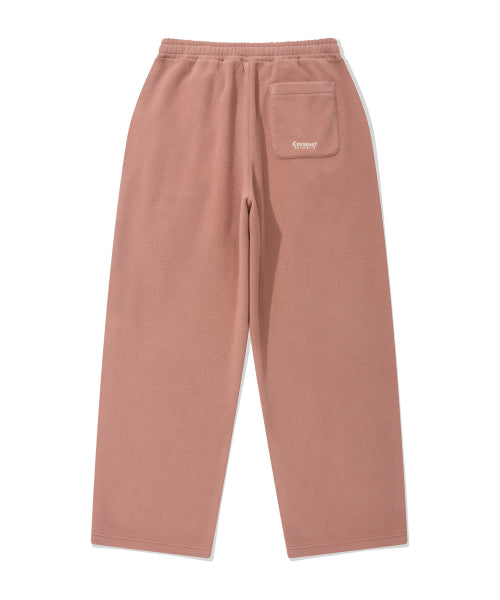 ONE TUCK SEMI-WIDE SWEAT PANTS (Lined with fleece)