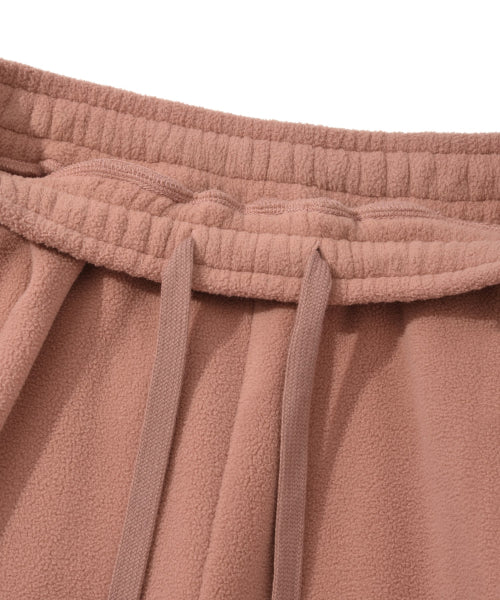 ONE TUCK SEMI-WIDE SWEAT PANTS (Lined with fleece)