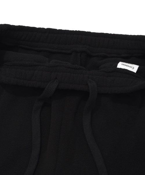 ONE TUCK SEMI-WIDE SWEAT PANTS (Lined with fleece)