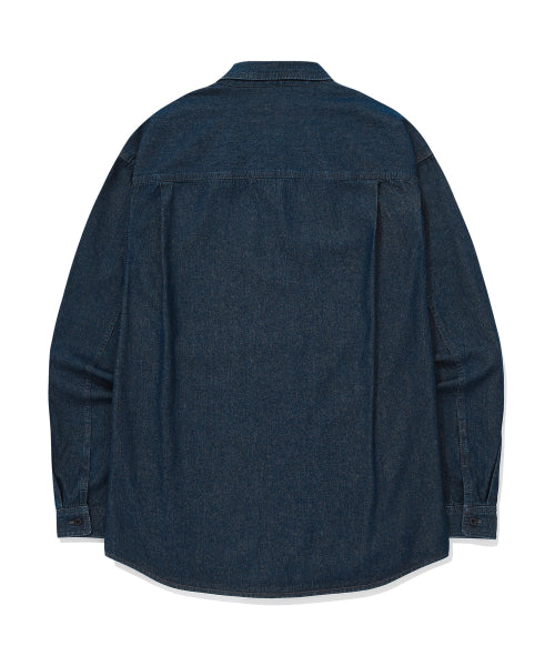SEMI OVER FIT WASHING DENIM SHIRTS