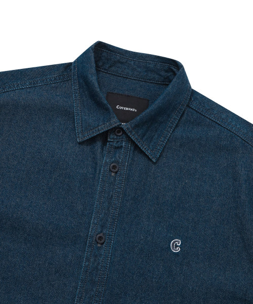 SEMI OVER FIT WASHING DENIM SHIRTS