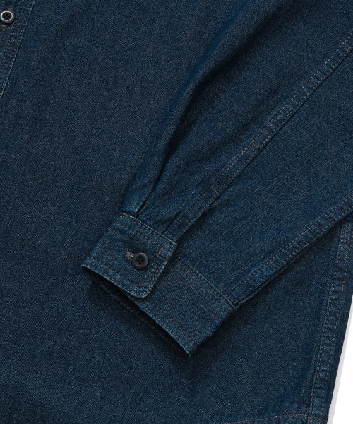 SEMI OVER FIT WASHING DENIM SHIRTS