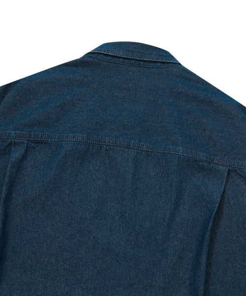 SEMI OVER FIT WASHING DENIM SHIRTS