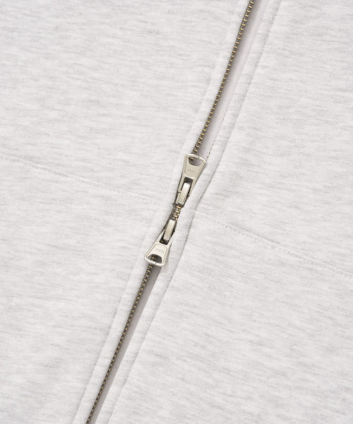 ARCH LOGO FLEECED HOODIED ZIP-UP