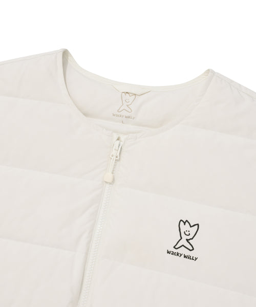 Light Down Jumper White