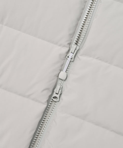 Light down jumper light gray
