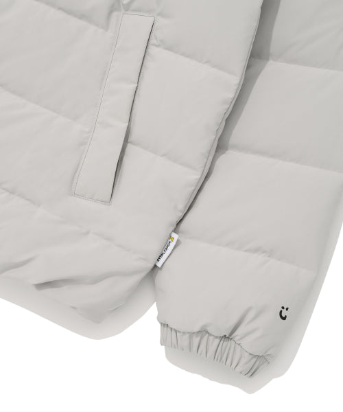 Light down jumper light gray