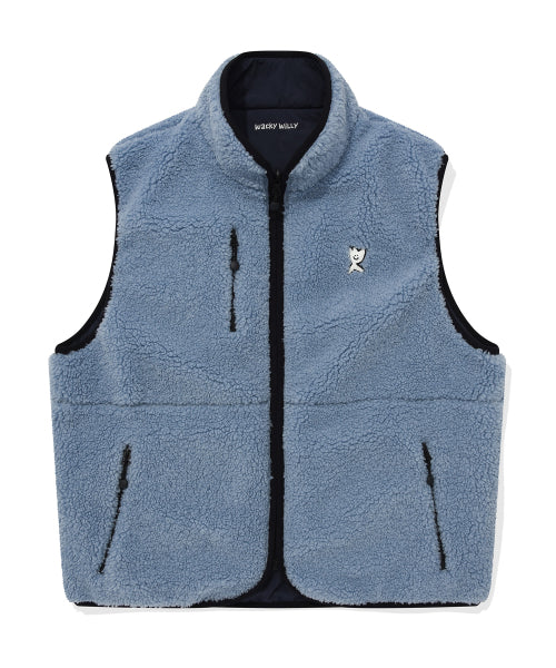 Fluffy Reversible Best Blue