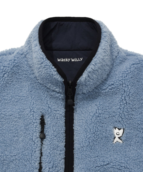 Fluffy Reversible Best Blue