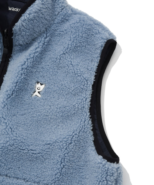 Fluffy Reversible Best Blue