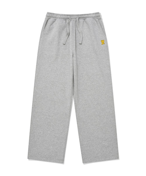 Napping sweat semi-wide pants gray