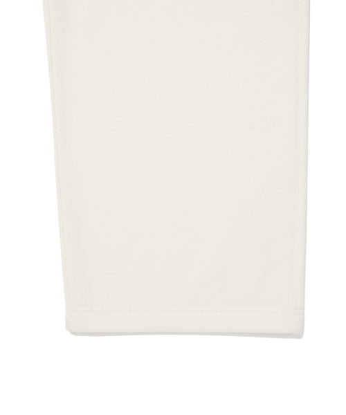 Napping sweat semi-wide pants cream