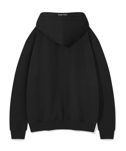 typo boucle napping hooded black