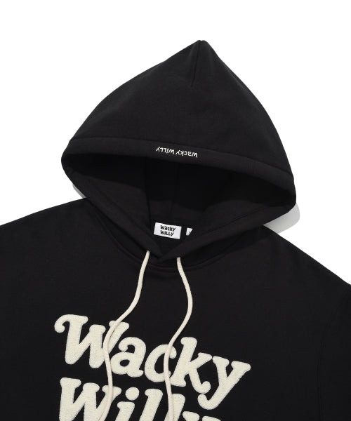 typo boucle napping hooded black