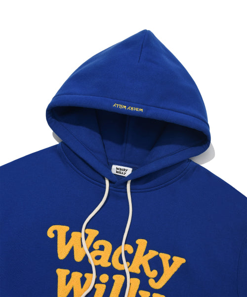 typo boucle napping hooded blue