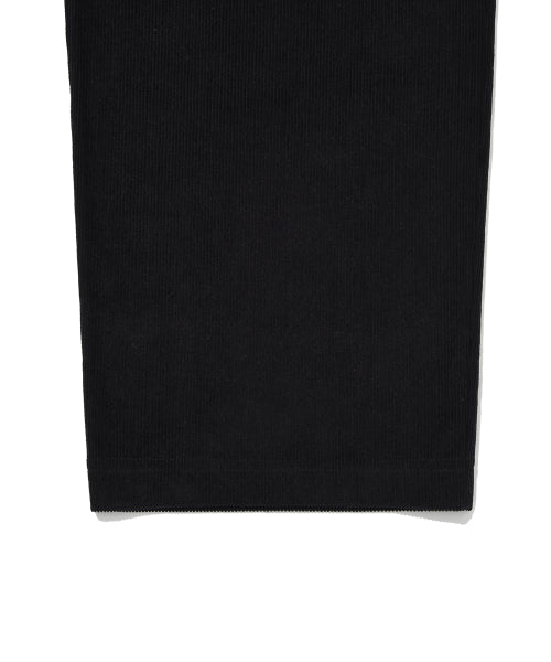 Corduroy banding pants black