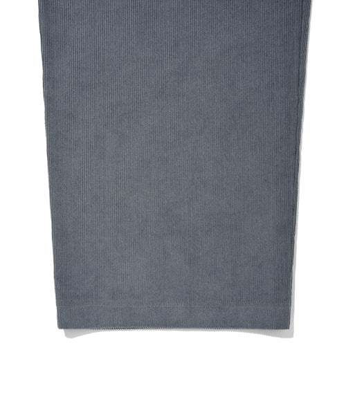 Corduroy banding pants blue