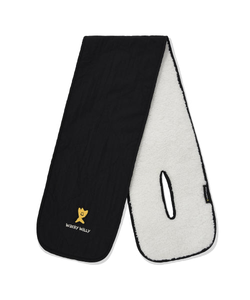 Quilting reversible muffler black
