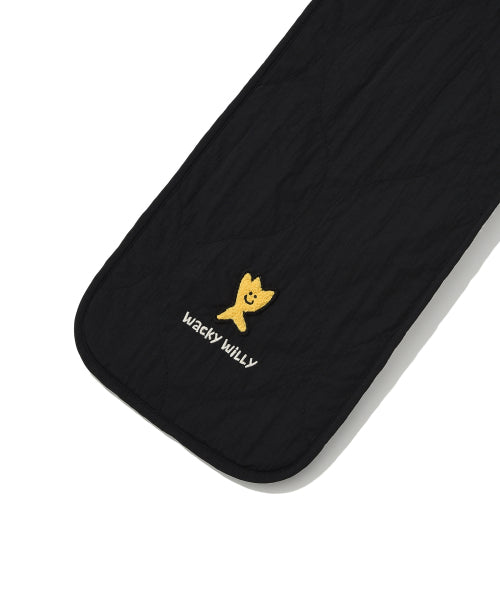 Quilting reversible muffler black