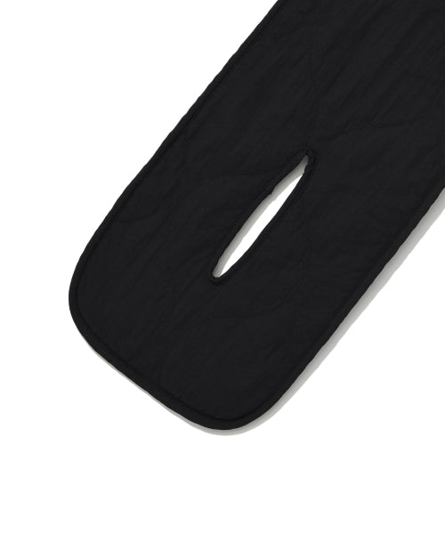 Quilting reversible muffler black