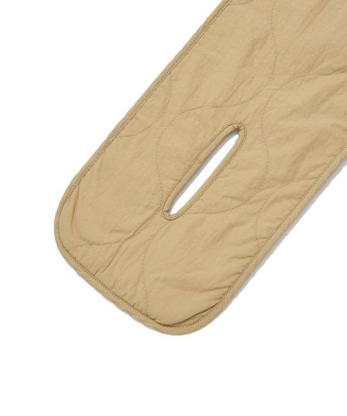 quilting reversible muffler ivory