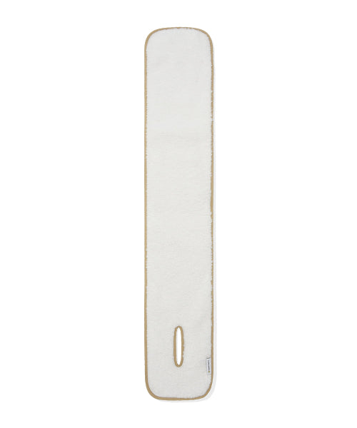 quilting reversible muffler ivory