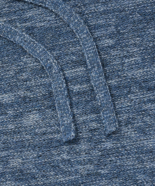 C LOGO KNIT HOODIE
