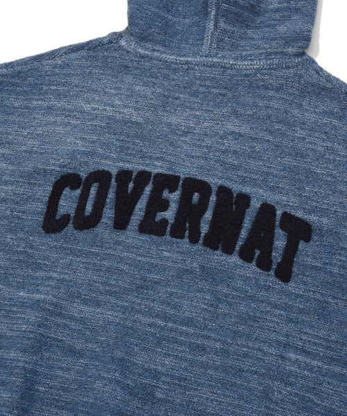 C LOGO KNIT HOODIE