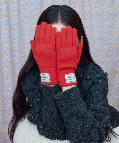 FLUFFY SHORT GLOVES - 9 colors
