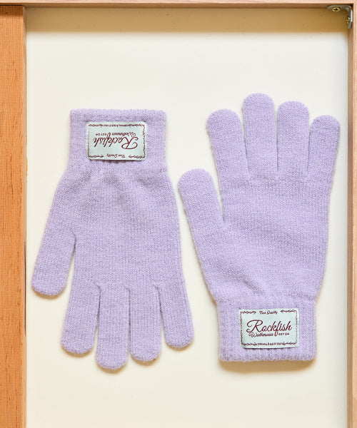 FLUFFY SHORT GLOVES - 9 colors