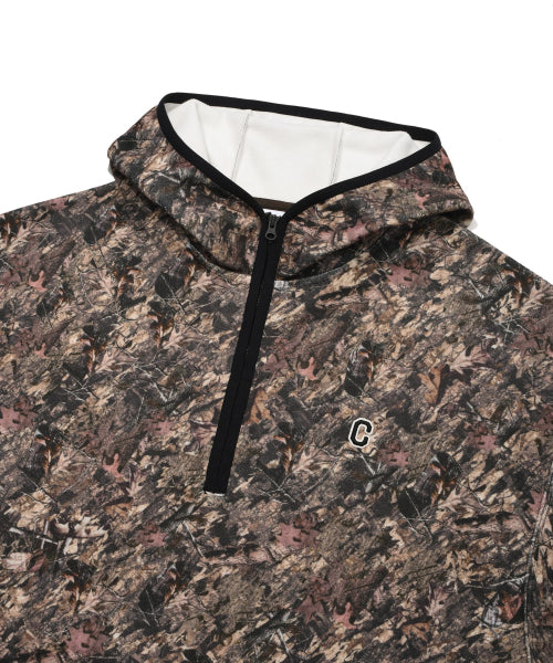C LOGO FLEECT OVER FIT HOODIE ANORAK