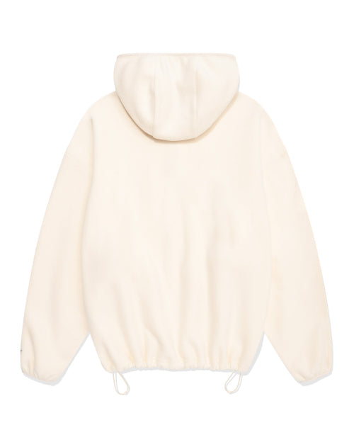 C LOGO FLEECT OVER FIT HOODIE ANORAK