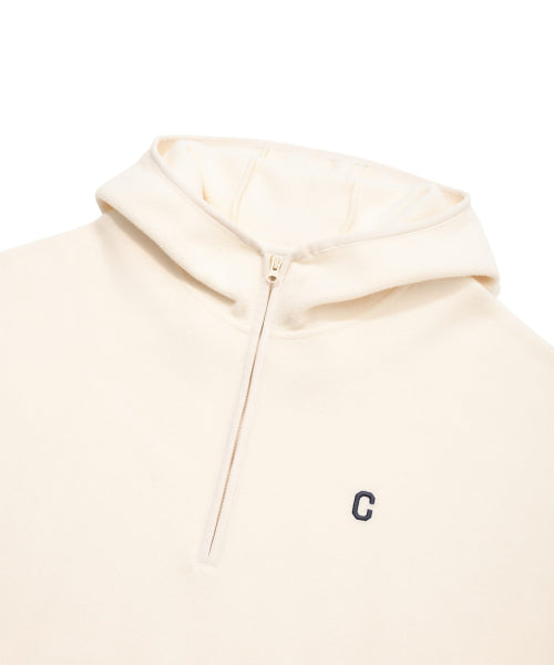 C LOGO FLEECT OVER FIT HOODIE ANORAK
