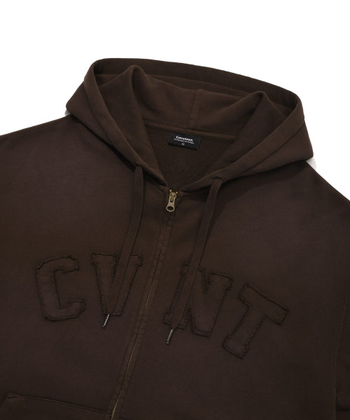 CVNT DYING OVER FIT HOODIE ZIP-UP