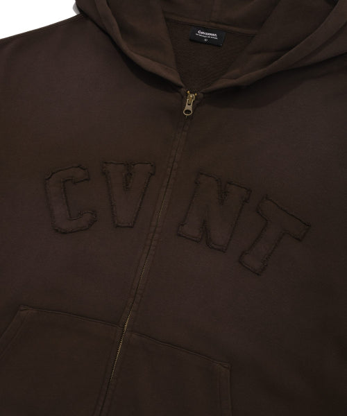 CVNT DYING OVER FIT HOODIE ZIP-UP
