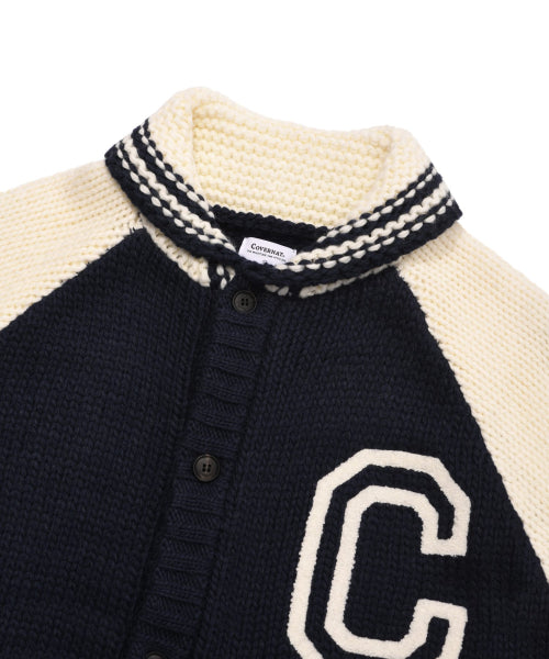 C LOGO COWICHAN KNIT CARDIGAN
