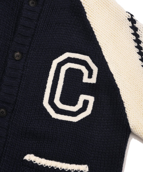 C LOGO COWICHAN KNIT CARDIGAN