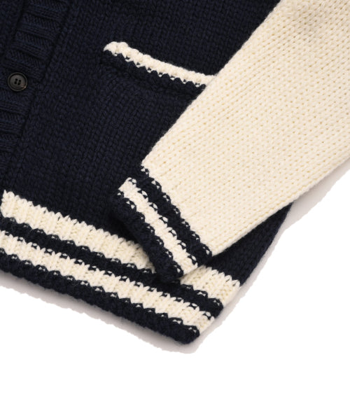 C LOGO COWICHAN KNIT CARDIGAN