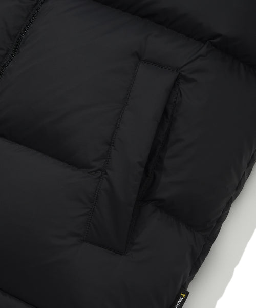 Solid Down Puffin Short Puffer Black
