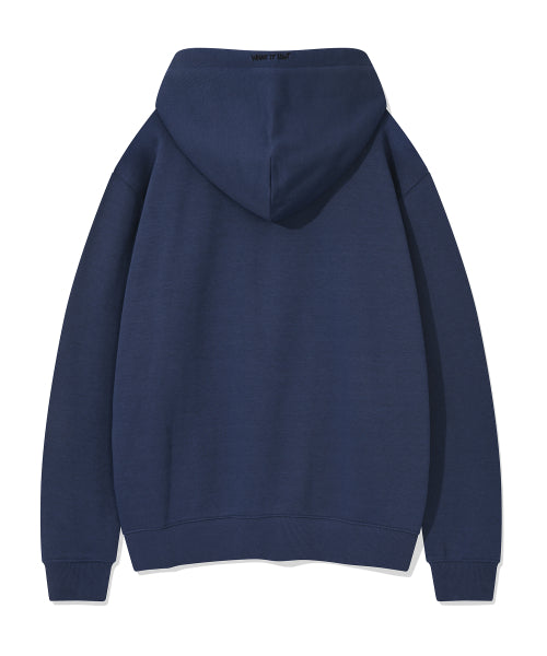 Heart Wappen Napping Hooded Navy