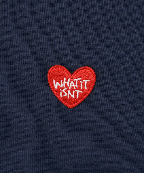 Heart Wappen Napping Hooded Navy