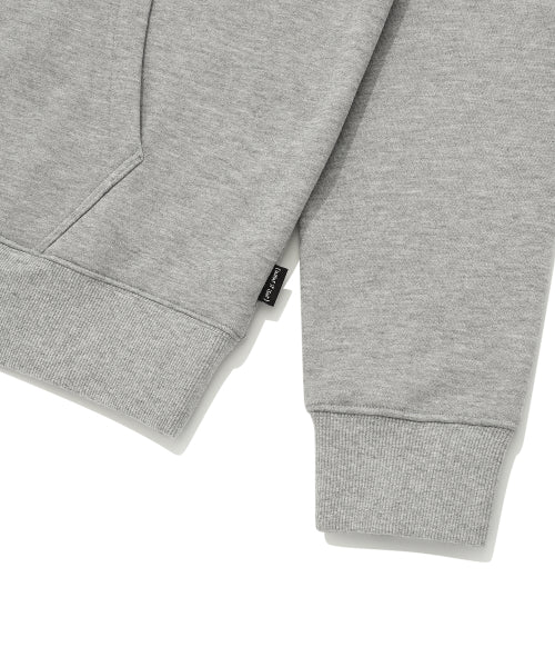 Heart Wappen Fleece-Lined Hooded Gray